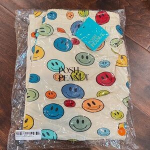 Posh Peanut Bamboo Simon Smiley Face Women’s Joggers Pants Small NWT